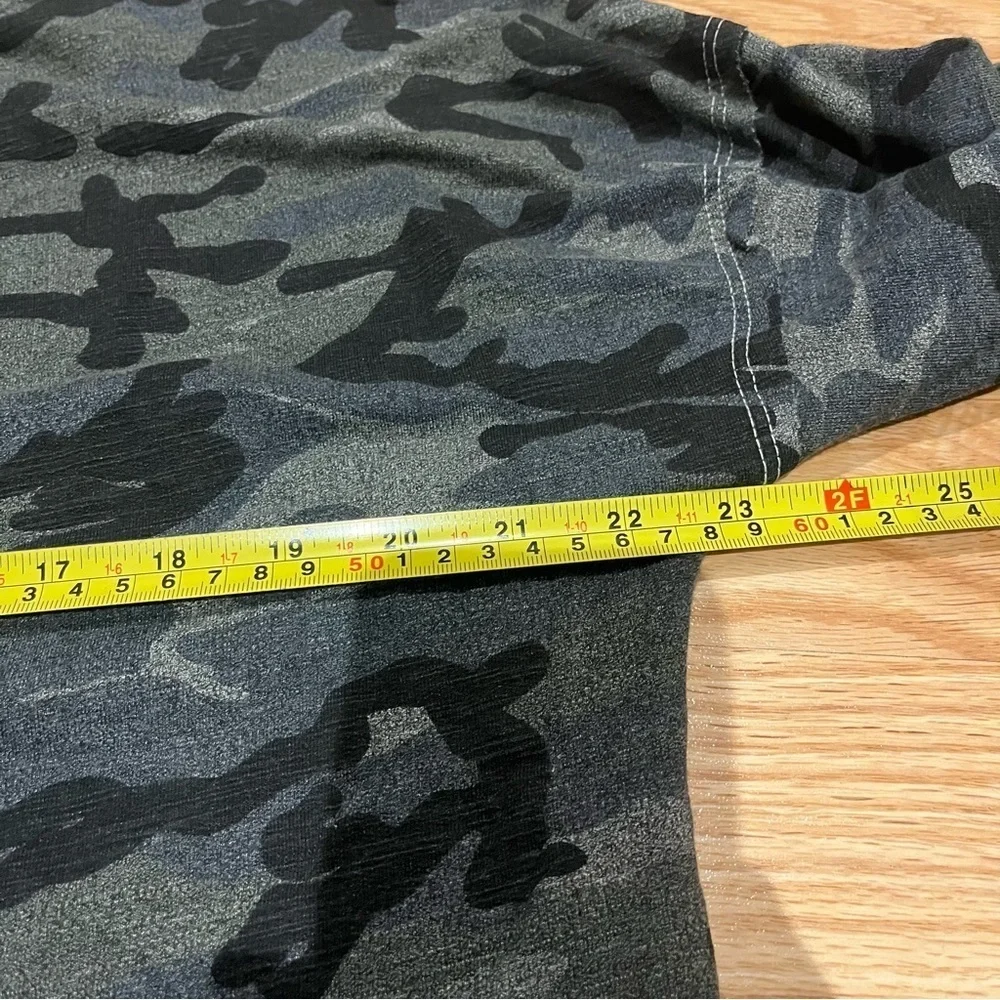 Sundry Green Ragen Camo Camouflage Grunge Western Soft Casual Lounge Sweatshirt - Picture 13 of 15